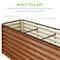 Best Choice Products 8x2x2ft Outdoor Metal Raised Garden Bed, Planter Box for Vegetables, Flowers, Herbs